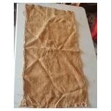 Fred Rust York Soybeans burlap bag