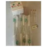 Milford fertilizer (52) note pads, pencils, rain