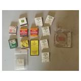 Matchboox and ashtrays