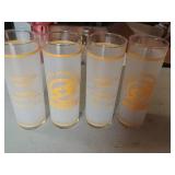 (4) southern states golden anniversary glasses