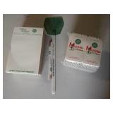 Milford fertilizer memo pafs, note pads, pencil