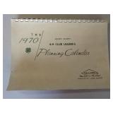 The 1970 4-H Club leaders planning calendar