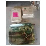John Deere tray in Milford fertilizer notepad and