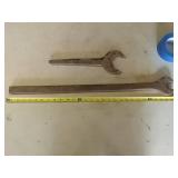 (2) old wrenches