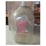 Country maid dairy store 1 gallon milk bottle