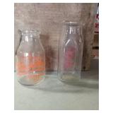 Becker and Lewes Diary (2) half pint milk bottles