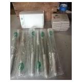 Milford fertilizer rain gauges, not pads and memo