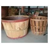 2 baskets. 1- 18" diameter, 12" tall 2- 13"