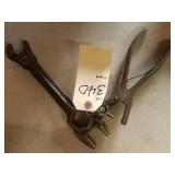 Leather hole puncher and wrench