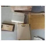 Atlantic oil envelopes. And tickets