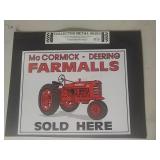 McCormick Deering Famalls metal sign