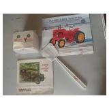 52 Milford memo pads, Atlantic oil fly swatter,