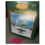 John Deere snow globe
