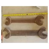 2 old wrenches