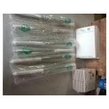 Milford fertilizer rain gauges, not pads and memo