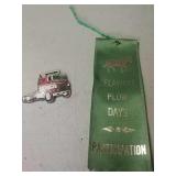 Delaware ribbon and pocket watch fob charm