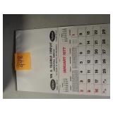 WM. B. Tilghman Company calendar