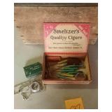 Smeltzer cigar box with contents
