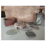 Four way mousetrap. John Deere belt buckles. Can