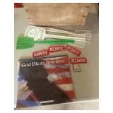 Atlantic oil patches, service stickers and fly