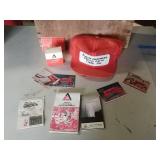Allis-Chalmers trucker hat, empty box, trading
