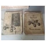 Allis-Chalmers model BIG-TEN and B-112 Operators