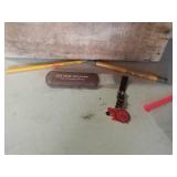 New Holland knife sharpening stone, pocket watch