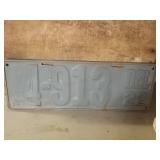 Old Delaware license plate