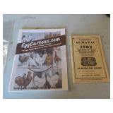 1982 Farmers Almanac and others