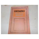 Ontario Drill Manual