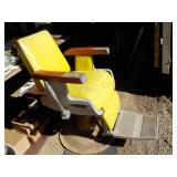 Barber Chair w/pedastal & Barber related items