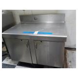 Stainless Steel Work Table  2 Door w/ shelfs