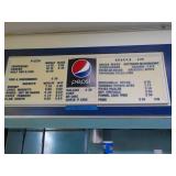 Pepsi Display Sign  w/ box letters