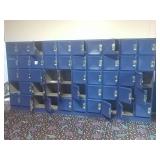 Brunswick blue lockers 12
