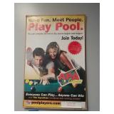 Play pool poster. 23x35
