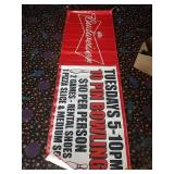 Budweiser 10 pin bowling special sign10