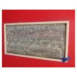 26 in x 50 in chalk board sign