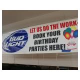 Bud light birthday party sign. 10