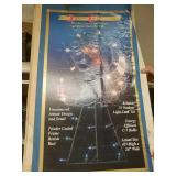 Light up christmas angel and chrsitmas lot