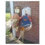 2 scarecrows