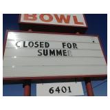 2 sided inserts only with letter 5