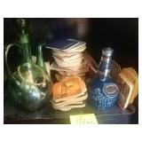 Coasters and decanters