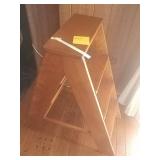 Bench made step ladder