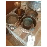 Copper pots