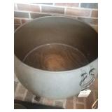 Metal cauldron. 21" diameter