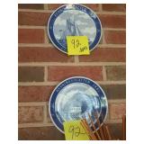 (2) small hanging plates