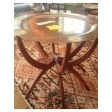 Copper tray w/ Aztec calendar cherry base