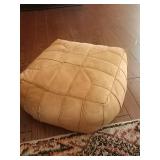 Leather. Cushion floor seat