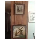 2 small wall hangings