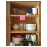 Glassware, bowls and coffee mugs